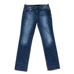 Calvin Klein Women’s Skinny Jeans Dark Wash Stretch Denim Mid Rise 34” Waist